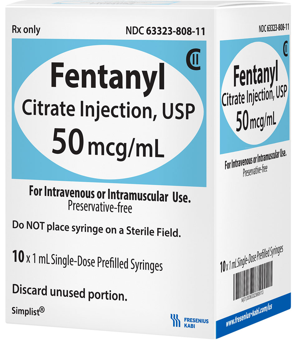 Fentanyl 50mcg 1ml MicroVault Carton Packaging