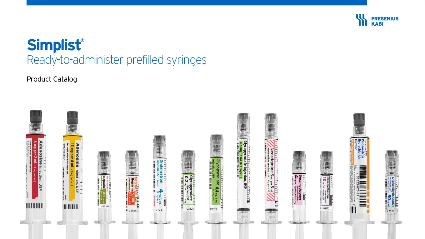 Simplist product catalog