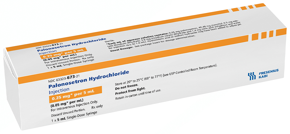 Single Syringe Box image for 0.25 mg per 5 mL of Palonosetron